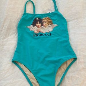 Fiorucci - turquoise women’s bathing suit XS- NWT